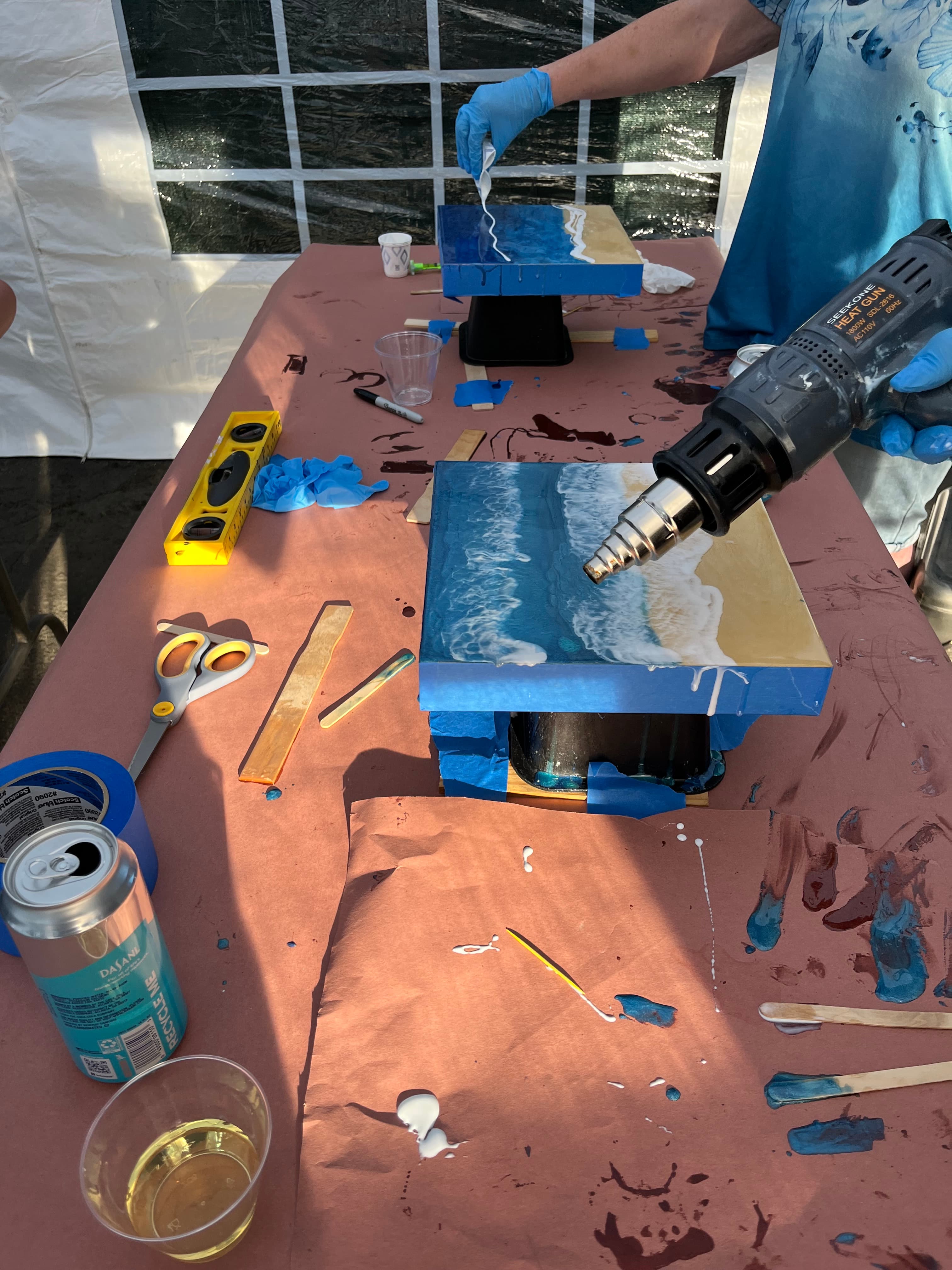 Epoxy Resin Wave Art Class